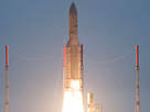 Start der Ariane 5ECA am 29. Oktober 2009, 21.00 Uhr Mitteleuropäischer Zeit von Kourou in Französisch-Guyana.
