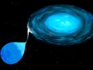 Akkretionsscheibe in einem Doppelsternsystem