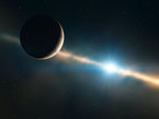 Bêta Pictoris b (Vue d’artiste)