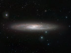 Infrarotbild der Sculptor-Galaxie NGC 253, aufgenommen mit VISTA