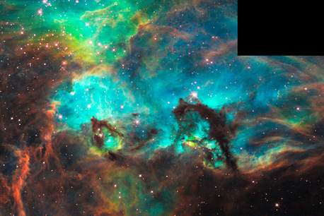 Hubbles Jubiläumsblick auf NGC 2074