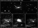 These pictures show the celestial real estate at all the different points of time. It was very difficult to make out the progenitor of the supernova.
