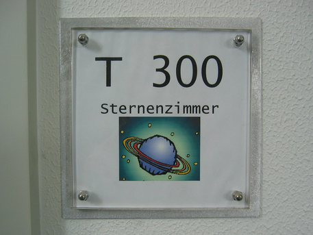 Das Planetarium der Realschule befindet sich im Sternenzimmer.
