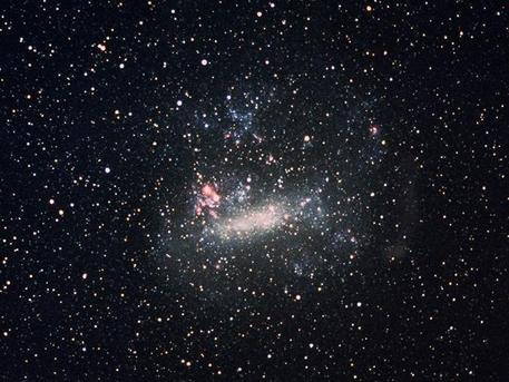 Aufnahme der Supernova 1987A in der Großen Magellanschen Wolke vom 23. Juni 1987