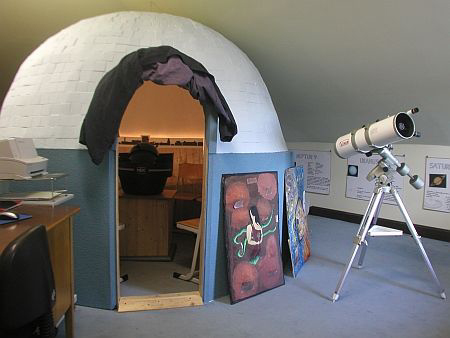 Das kleine Planetarium der Gaußstadt Braunschweig.