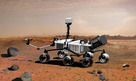 This picture is an artist's concept portraying NASA's Mars Science Laboratory, a future mobile robot for investigating Mars' past or present ability to sustain microbial life.
