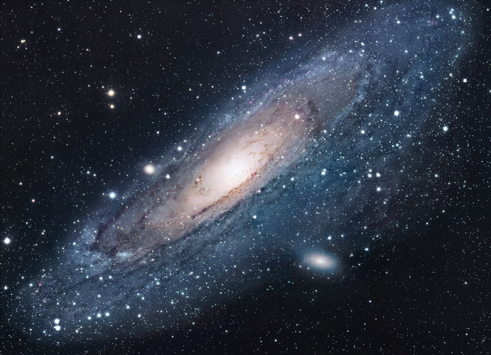 The Andromeda Nebula (familiar from science fiction) should really be called the Andromeda Galaxy. Andromeda is a spiral galaxy just like our own galaxy, the Milky Way.
