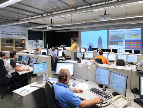 Die Experimente an Bord der ISS werden vom Kontroll-Zentrum des DLR-Nutzerzentrums für Weltraum-Experimente (Microgravity User Support Center, MUSC) aus durchgeführt und überwacht.