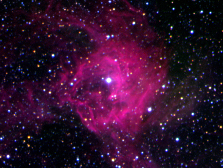 Heavy elements are created during a supernova explosion, enriching interstellar space.
