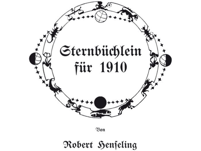 Die Titelseite im "Sternbüchlein 1910"