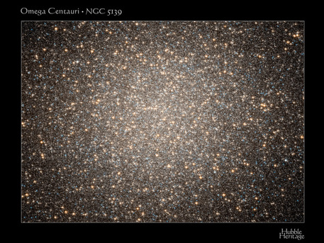 Der Kugelsternhaufen Omega Centauri (NGC 5139),aus dem Kapteyns Stern sowie 13 weitere Sterne stammen sollen.
