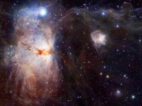 Die versteckten Feuer des Flammennebels im Sternbild Orion.