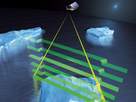 CryoSat-2 midiendo el espesor del hielo oceánico