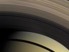 This natural color view from the Cassini spacecraft highlights the myriad gradations in the transparency of Saturn's inner rings.