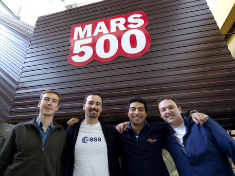 Candidatos europeos del Mars500.
