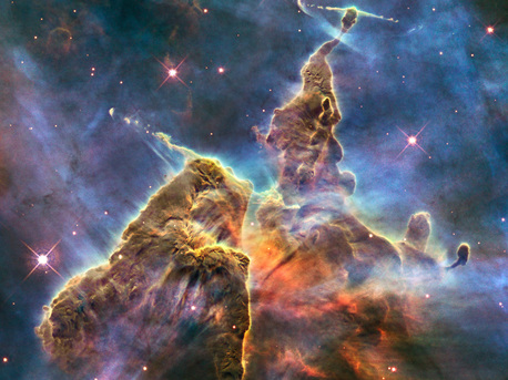 FotografÃ­a de la âMontaÃ±a MÃ­sticaâ tomada por el Hubble.
