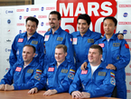La tripulación de la misión Mars500