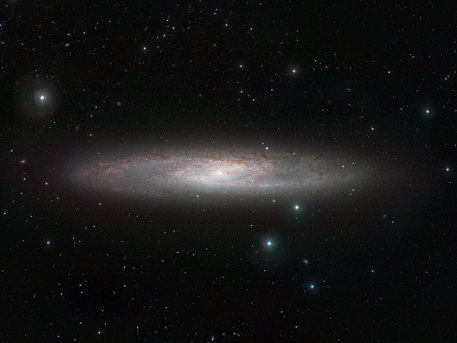 Infrarotbild der Sculptor-Galaxie NGC 253, aufgenommen mit VISTA