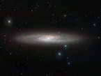 La galaxie du sculpteur (NGC 253) photographiÃ©e dans lâinfrarouge par VISTA
