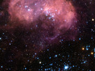 La nebulosa N11 es una activa región de formación de estrellas