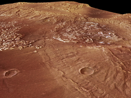 Im Südwesten der Vulkanregion Tharsis auf dem Mars befindet sich der etwa hundert Kilometer große Einschlagkrater Magelhaens, der nach dem portugiesischen Seefahrer und Entdecker Ferdinand Magellan (1480 bis 1521) in dessen Landessprache benannt ist. Die vom Deutschen Zentrum für Luft- und Raumfahrt (DLR) betriebene hochauflösende Stereokamera HRSC an Bord der ESA-Raumsonde Mars Express fotografierte am Südrand des Magelhaens-Kraters ungewöhnliche Strukturen, deren Entstehungsprozess nicht vollständig geklärt ist.