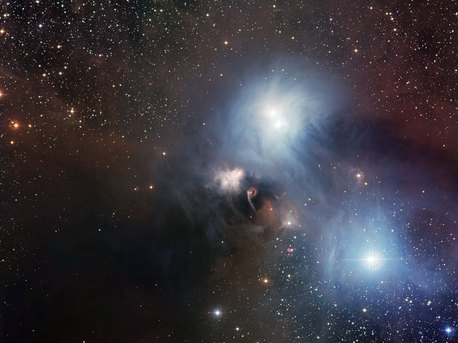 La région de R Coronae Australis photographiée par la camera WFI à La Silla