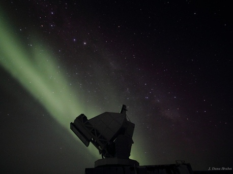 Southern Polar Light in Antarctica
