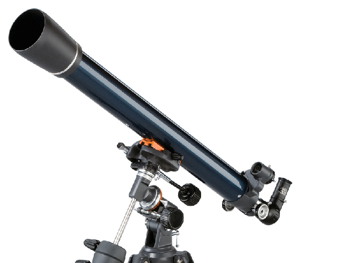 1. Preis: Das Teleskop Celestron Astromaster 70 EQ