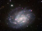 Die Galaxie NGC 300 in der jetzt veröffentlichten Aufnahme der ESO