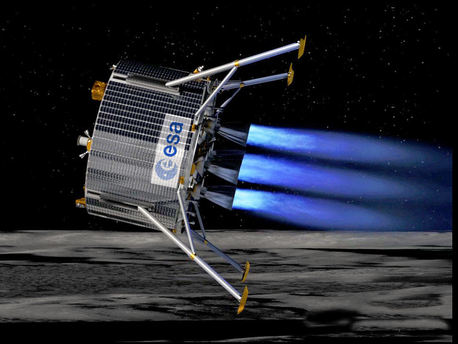 The ESA's lunar lander mission aims to land in the mountainous and heavily cratered terrain of the lunar south pole, possibly in 2018. The region may be a prime location for future human explorers because it offers almost continuous sunlight for power and potential access to vital resources such as water-ice.

New peopulsion technologies are one of the key areas of the ‘Phase-B1’ study, now going on under the leadership of EADS-Astrium Bremen and some of the key technologies will be developed and tested for the first time.

The project will be presented to ESA’s Ministerial Council meeting in 2012 for full approval. 