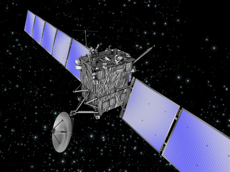 Impresión artística de la sonda Rosetta
