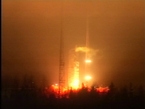 El despegue de SMOS y Proba-2, el 2 de noviembre de 2009 a las 02:50 CET (01:50 GMT) desde el cosmódromo de Plesetsk en el norte de Rusia.