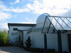 Die Volkssternwarte Laupheim mit dem Planetarium.
