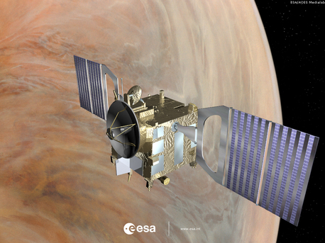 Impresión artística del satélite Venus Express