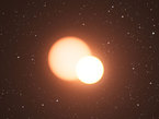 Ein internationales Astronomenteam hat das erste Doppelsternsystem entdeckt, bei dem sich ein pulsierender veränderlicher Stern vom Typ der Cepheiden und sein Begleitstern gegenseitig bedecken. Ein Jahrzehnte altes Rätsel konnte damit gelöst werden, denn es gab zwei miteinander unverträgliche theoretische Vorhersagen für die Massen von Cepheidensternen. Die seltene Konfiguration der Bahnen der beiden Sterne in dem Doppelsternsystem ermöglichte die bisher genaueste Bestimmung der Masse eines Cepheiden. Die neuen Resultate bestätigen nun die Vorhersage aus der Theorie stellarer Pulsationen, während die Abschätzungen aus der Theorie der Sternentwicklung mit den Beobachtungen nicht vereinbar sind.