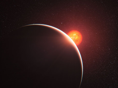 L'atmosphère d'une exoplanète de type super-Terre a été analysée pour la première fois par une équipe internationale d'astronomes utilisant le Very Large Telescope (VLT) de l’ESO. La planète, connue sous le nom de GJ 1214B, a été étudiée lors de son passage devant son « étoile-mère » au moment où la lumière de cette dernière traverse l'atmosphère de la planète. Nous savons maintenant que l'atmosphère est principalement composée de vapeur d’eau, ou bien dominée par d'épais nuages ou de la brume. Les résultats seront publiés dans le numéro du 2 décembre 2010 de la revue Nature.