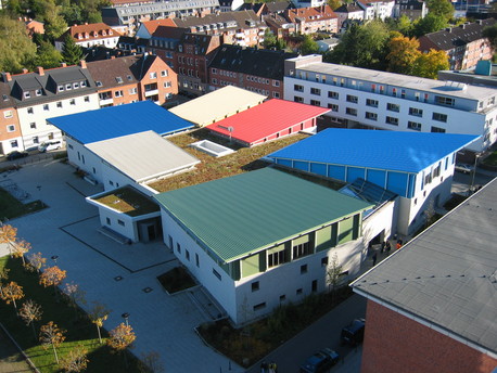 Im Großen Hörsaalgebäude der Fachhochschule in Kiel-Dietrichsdorf befindet sich auch der Mediendom.