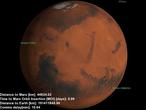 The Mars500 facility has no windows, but a laptop running Celestia, a freeware space simulation software, acts as a virtual window as the crew approached the Red Planet.