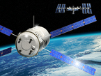 ATV im Anflug auf die ISS (künstlerische Darstellung)