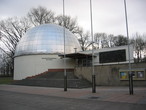 Das Raumflugplanetarium "Juri Gagarin" in Cottbus.
