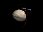 NASA's Dawn spacecraft, powered by ion propulsion, is carrying three different instruments to the main asteroid belt between Mars and Jupiter. Alongside a spectrometer from the Italian space agency (Agencia Spaziale Italia; ASI) and a gamma ray and neutron detector from the Los Alamos National Laboratory, is a German camera system, referred to as a 'framing camera', on board.