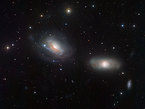 Spiral galaxies NGC 3169 and NGC 3166