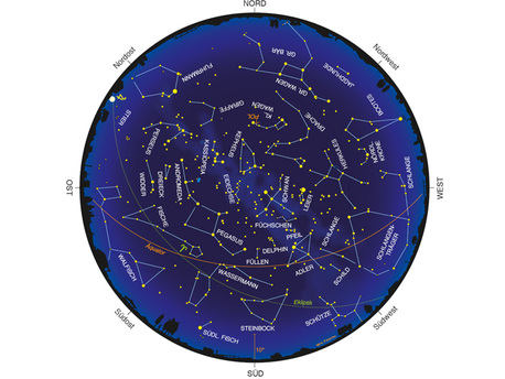 HJ2012_09-Sep_Sternhimmel Himmelsanblick zur Monatsmitte um 22 Uhr