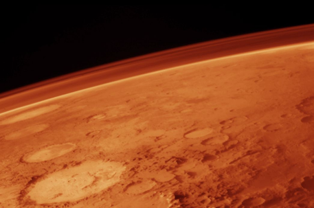 Der Mars und seine Atmosphäre, wie ihn die ersten Besucher sehen könnten.