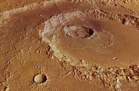 Hadley-Krater Der Hadley-Krater auf dem Mars. (C) ESA/DLR