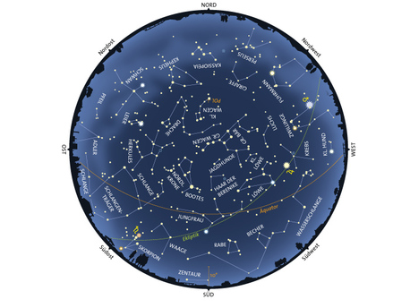Sternenhimmel Mai 2015 Der Sternenhimmel am 15. Mai um 22 Uhr MEZ