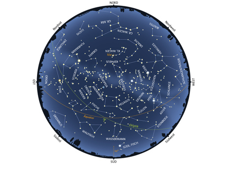 Sternenhimmel Oktober 2015 Der Sternenhimmel am 15. Oktober um 22 Uhr MEZ