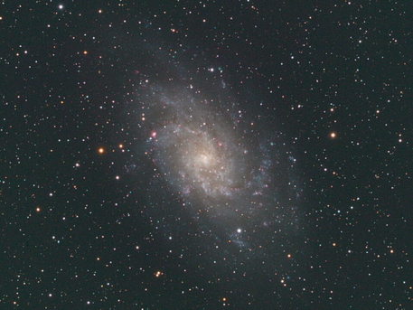 Galaxie M33 im Dreieck
