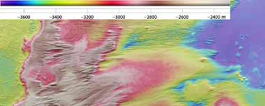 Topographische HRSC-Bildkarte von Eumenides Dorsum