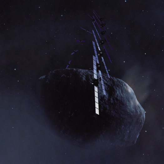 Rosetta umrundet Kometen